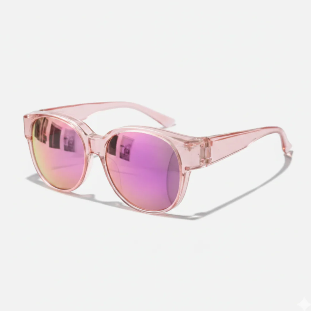 Lunettes de soleil polarisées pour femmes portant des lunettes
